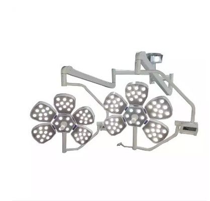 La forma leggera chirurgica del fiore del LED ha condotto la lampada di funzionamento Shadowless della doppia cupola leggera dell'operazione
