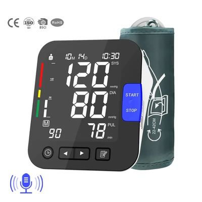Monitor medico di punto di ebollizione di pressione sanguigna della macchina del controllo di punto di ebollizione di Digital di voce del braccio automatico