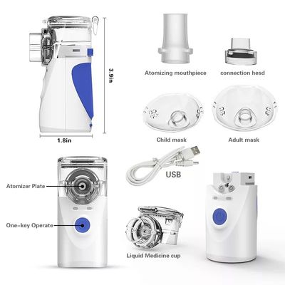 Inalatore tenuto in mano Mesh Nebulizer Machine della macchina portatile del nebulizzatore