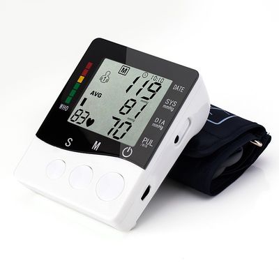 Tomaia LCD del monitor del ODM BP dell'OEM di Digital del polsino di pressione sanguigna del braccio di Digital