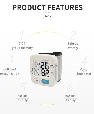 Polso completamente automatico elettronico 200/Min del monitor di pressione sanguigna di Digital