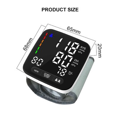 Sfigmomanometro portatile di salute del monitor di pressione sanguigna del polso di Digital accurato