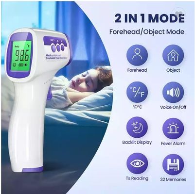 Contatto orale clinico di TemperatureThermometer Digital del bambino infrarosso della fronte non