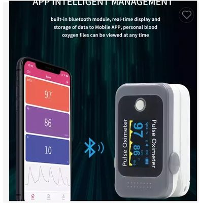 Ossimetro tenuto in mano di impulso del neonato dell'ossimetro della punta delle dita ricaricabile pediatrica adulta di Bluetooth