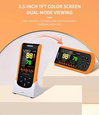 Ossimetro tenuto in mano di impulso del neonato dell'ossimetro della punta delle dita ricaricabile pediatrica adulta di Bluetooth