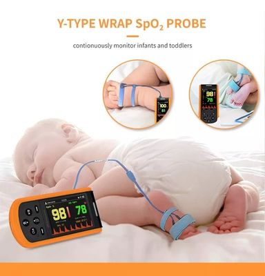 Ossimetro tenuto in mano di impulso del neonato dell'ossimetro della punta delle dita ricaricabile pediatrica adulta di Bluetooth