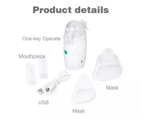 Antitussivo portatile tenuto in mano Mesh Nebulizer Machine della maschera dei nebulizzatori della famiglia