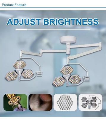 Regoli la lampada chirurgica Shadowless del soffitto della lampada LED dell'alto grado della temperatura di colore