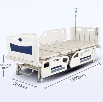 Cinque letto medico regolabile elettrico del paziente ICU del letto di professione d'infermiera di funzione ICU