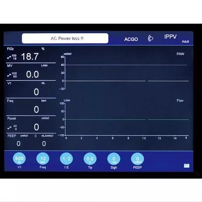 Macchina LCD a 10,4 pollici di anestesia dello schermo di Portable Maquina De Anestesia