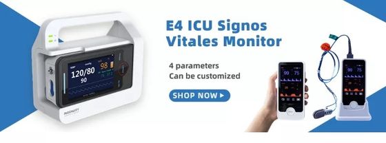 Le viscere portatili di E4 NIBP controllano il monitor paziente di multi parametro per il lato del letto dell'ospedale