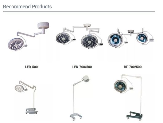 La forma leggera chirurgica del fiore del LED ha condotto la lampada di funzionamento Shadowless della doppia cupola leggera dell'operazione
