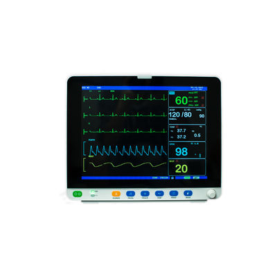 Lato del letto medico Nibp SPO2 Ecg di Multiparameter a 15 pollici ICU di Vital Signs Patient Monitor