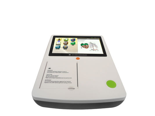 Macchina per ECG digitale e intelligente ad alta capacità di archiviazione elettrocardiografo 6 canali ECG