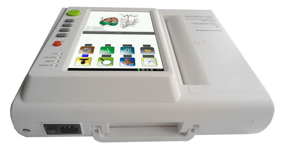 12 iso del CE portatile della macchina del metallo ECG dell'elettrocardiografo di Digital di Manica