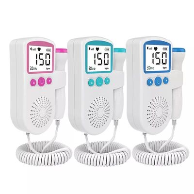 Portatile 	Il doppler fetale della tasca del bambino del monitor di cuore di doppler controlla per la gravidanza