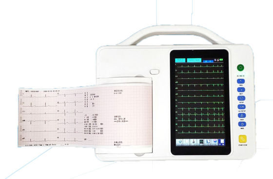 6 canali ECG Macchina elettrocardiografo Touch Screen